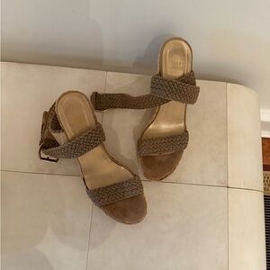 Stuart Weitzman wedge sandals